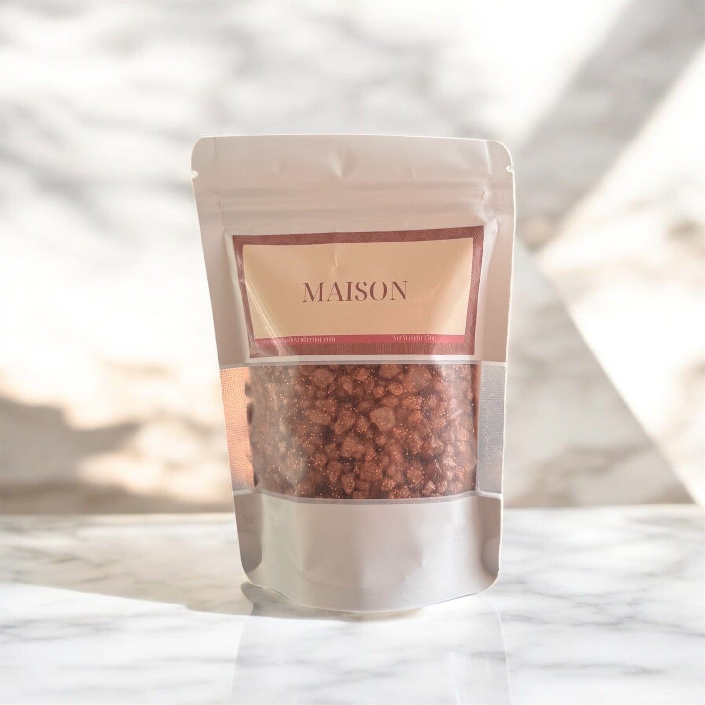 maison scented crystals , velvet , creamy notes , fruity