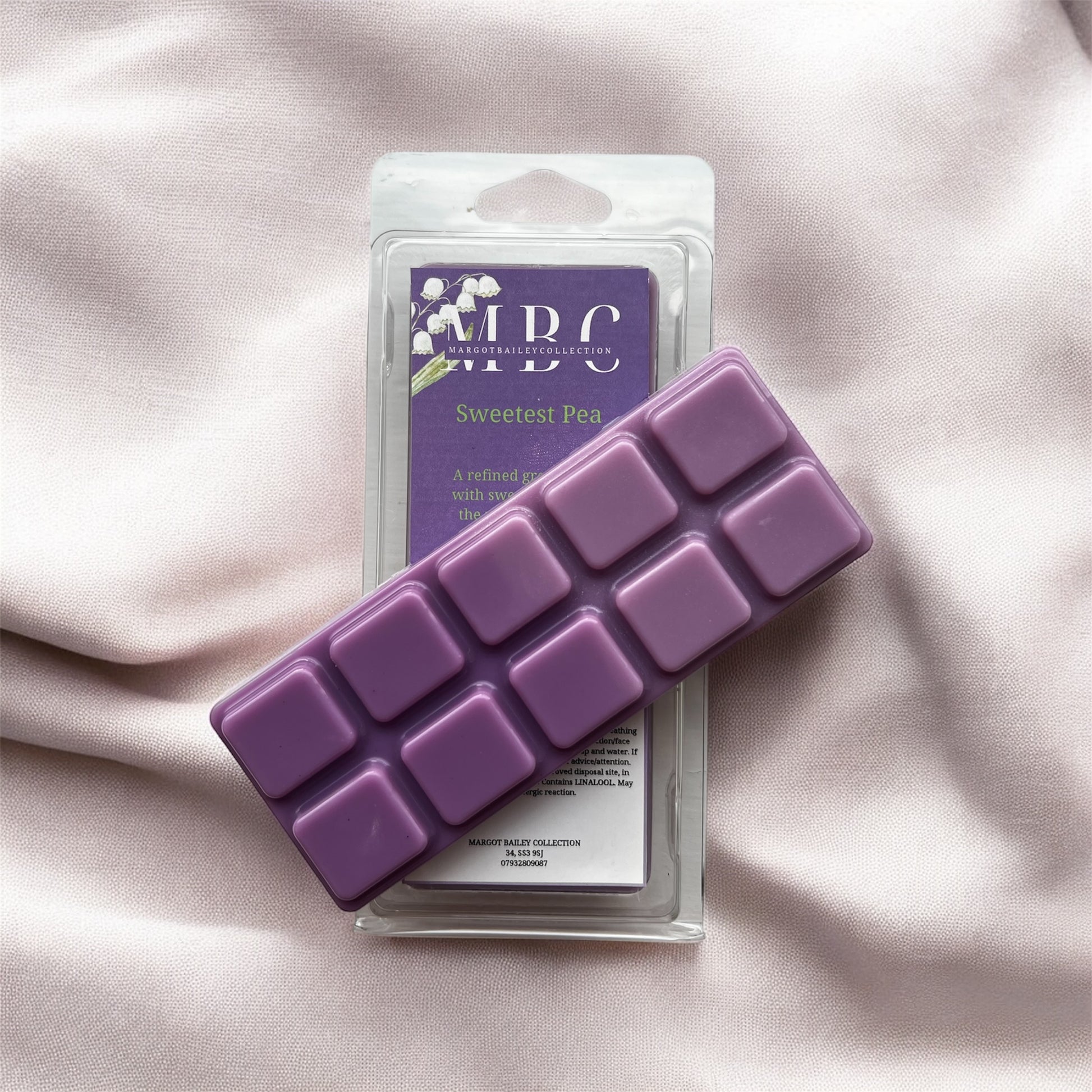 Wax melt sweetest pea scented