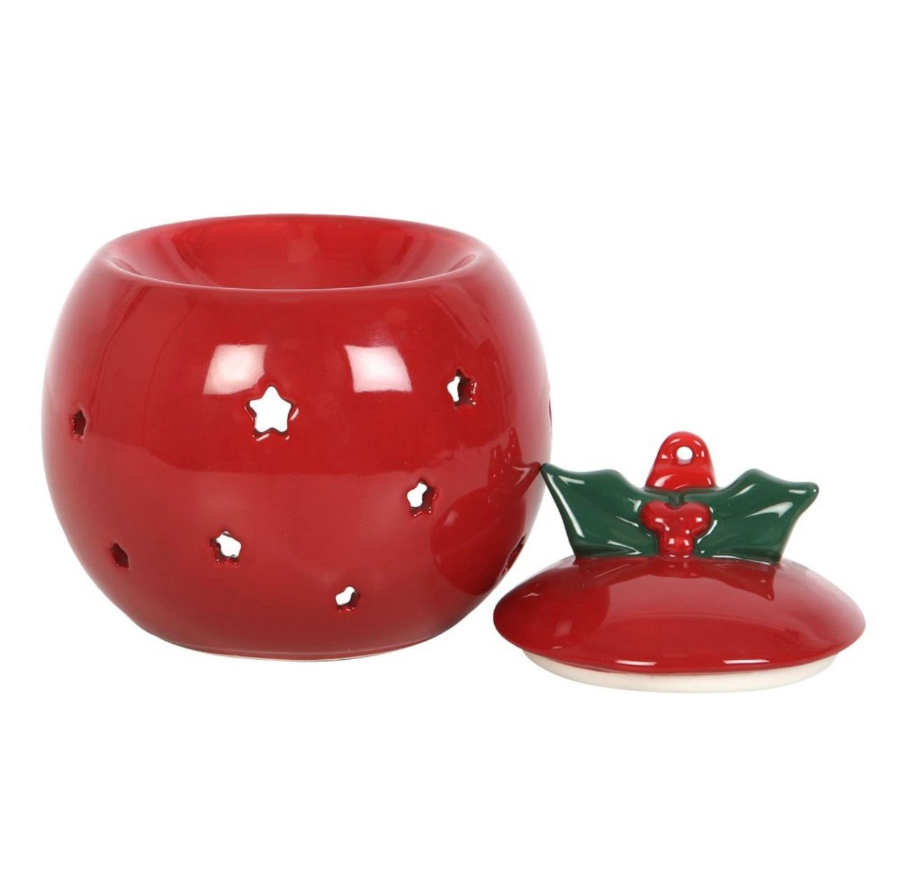 Christmas Red Bauble Burner
