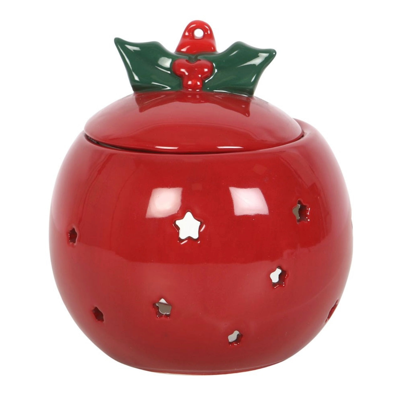 Christmas Red Bauble Burner
