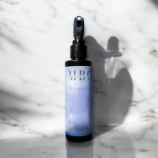 powder scented room spray , can be used all over house